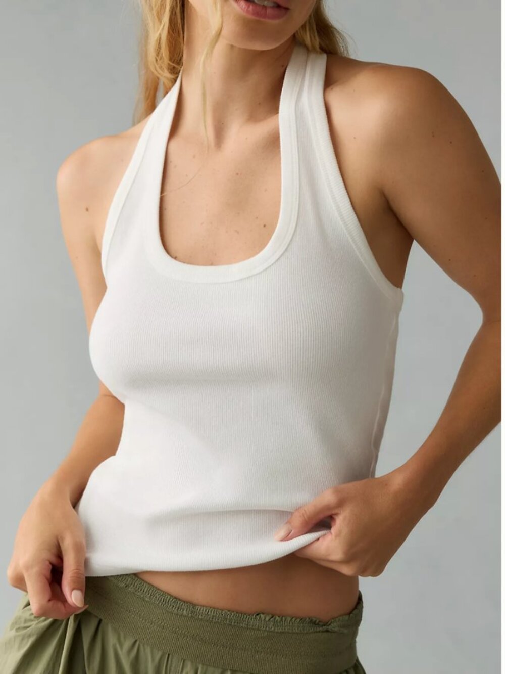 ANTHROPOLOGIE Pilcro Ribbed Halter Tank - Picture 5 of 6